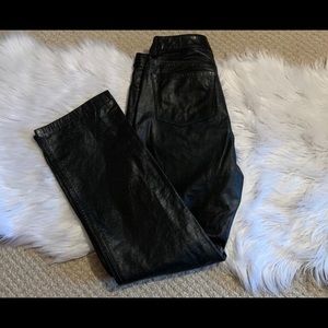 GAP leather pants